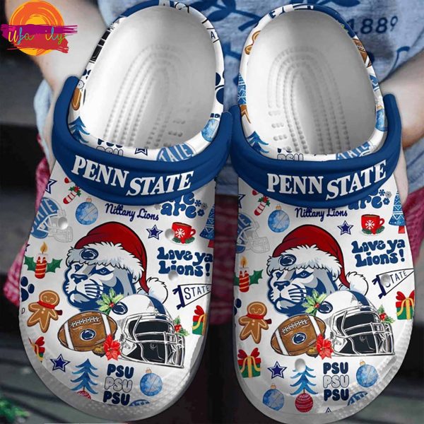 Merry Christmas NCAA Football Penn State Nittany Lions Crocs