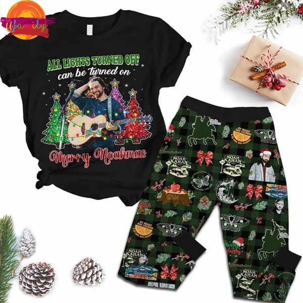 Merry Christmas Noah Kahan T Shirt Pajama Set