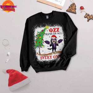 Merry Christmas Ozzy Osbourne Boys Long Sleeve Pajamas 2