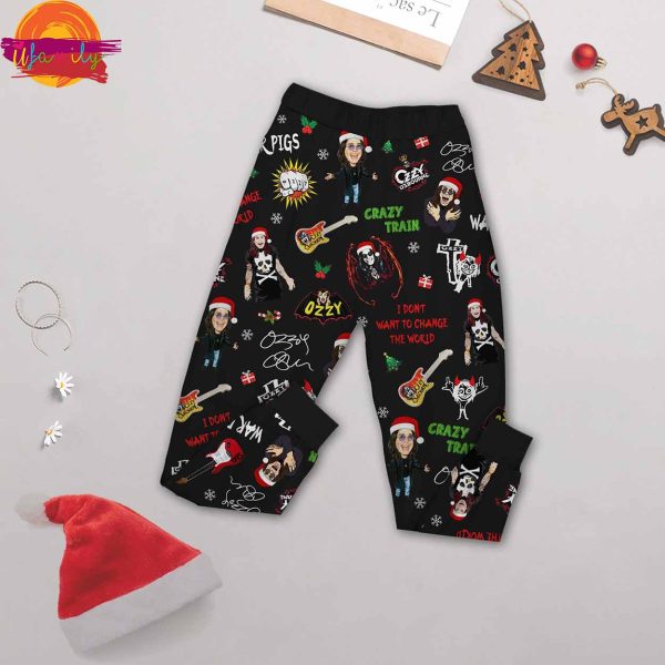 Merry Christmas Ozzy Osbourne Boys Long Sleeve Pajamas​