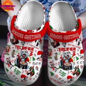 Merry Christmas Season Greetings Terrifier 3 Crocs