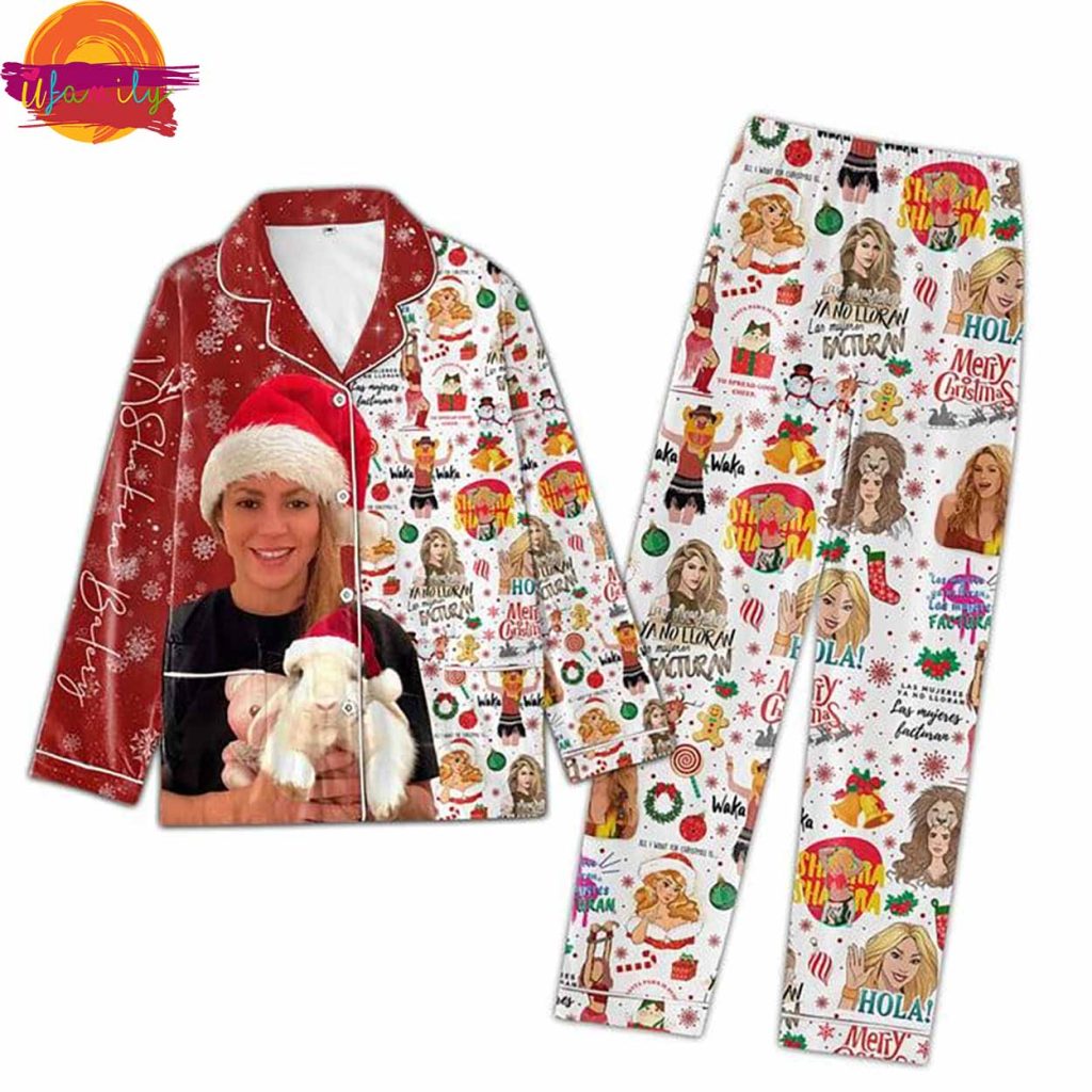 Merry Christmas Shakira Pajama Set For Family