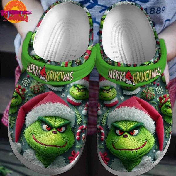 Merry Grinchmas Christmas Crocs 2024