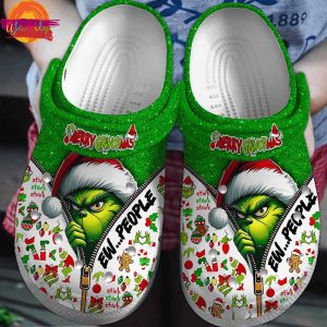 Merry Grinchmas Ew People Crocs For Sale