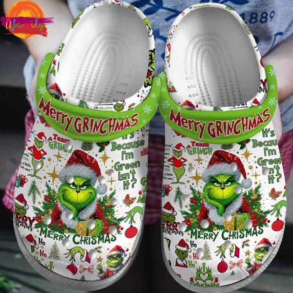 Merry Grinchmas Merry Christmas Crocs Style