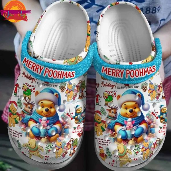 Merry PoohMas Winnie The Pooh Crocs Clogs