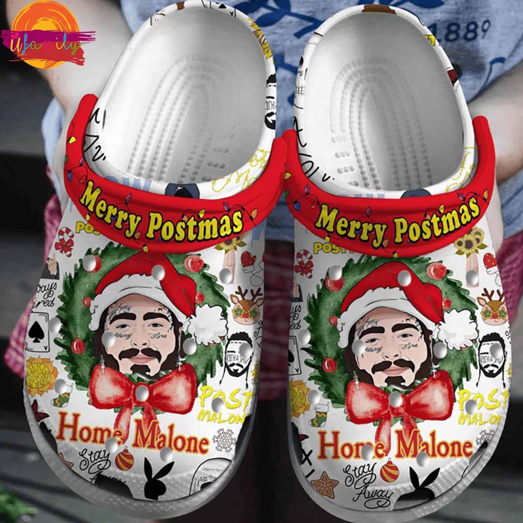 Merry Postmas Post Malone Crocs Shoes