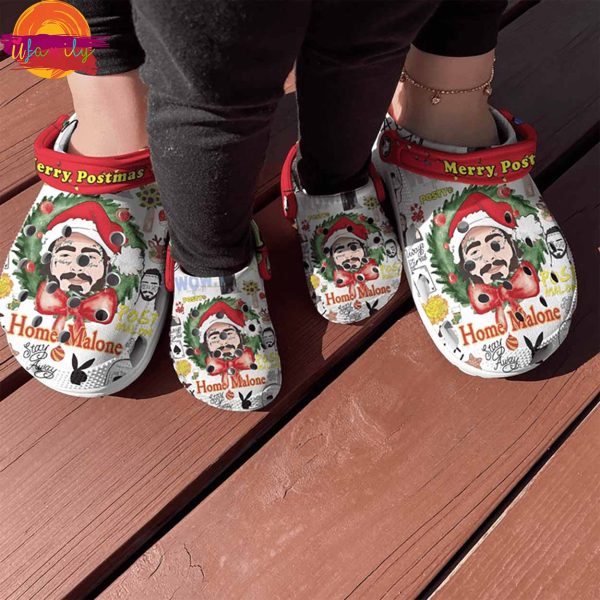 Merry Postmas Post Malone Crocs Shoes