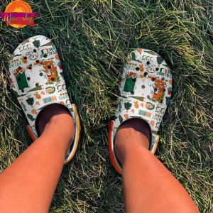 Miami Hurricanes NCAA Christmas Crocs For Fans 4