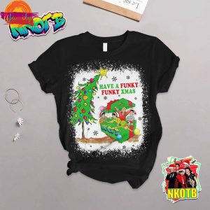 NKOTB Have A Funky Funky Xmas Christmas T Shirt Pajama Set 2