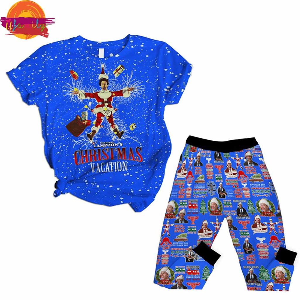 National Lampoon's Christmas Vacation T Shirt Pajama Set