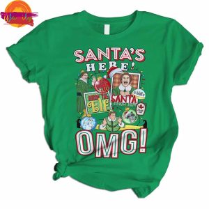 Omg Santa I Know Him Elf T Shirt Pajama Set 2