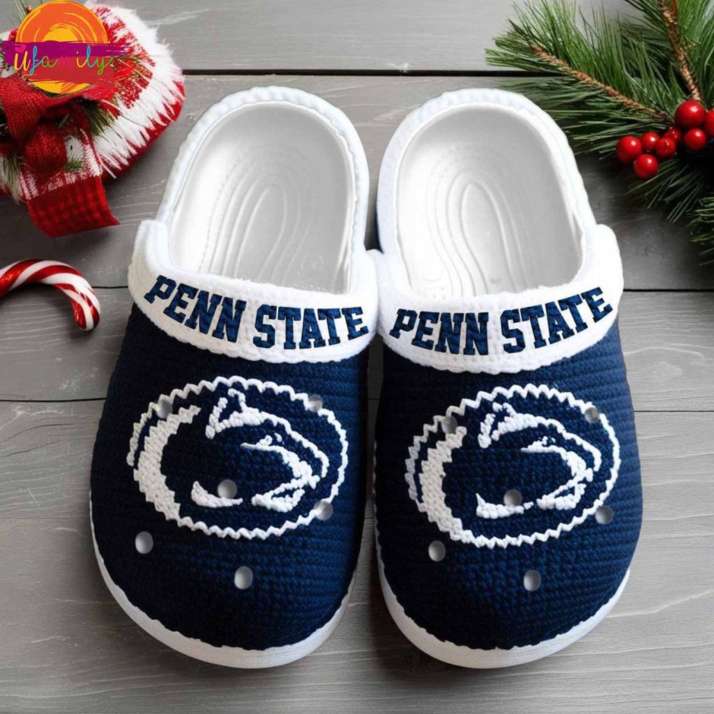 Penn State Nittany Lions Knit Effect Crocs Shoes