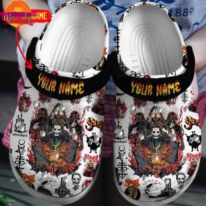 Personalized Ghost Spillways Crocs – Music Lovers