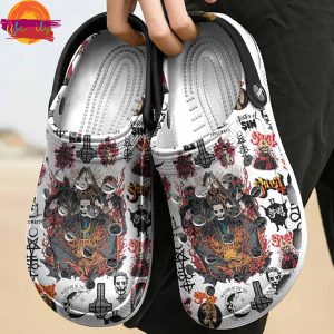 Personalized Ghost Spillways Crocs Music Lovers 3