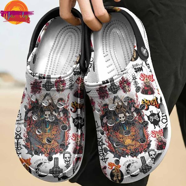 Personalized Ghost Spillways Crocs – Music Lovers