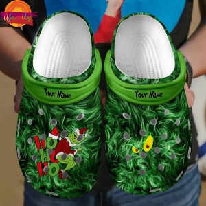 Personalized Ho Ho Ho Christmas Crocs For Family 1