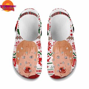 Personalized Home Alone Christmas Crocs Shoes 2