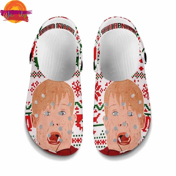 Personalized Home Alone Christmas Crocs Shoes