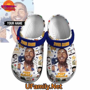 Personalized Post Malone Happy Birthday Crocs For Sale