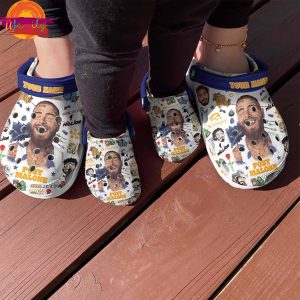 Personalized Post Malone Happy Birthday Crocs For Sale 5