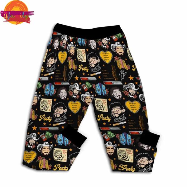 Post Malone F1 Trillion T Shirt Pajama set