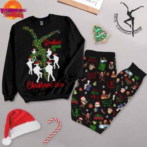 Rockin Around The Christmas Tree Dave Matthews Band Long Sleeve Pajama Set