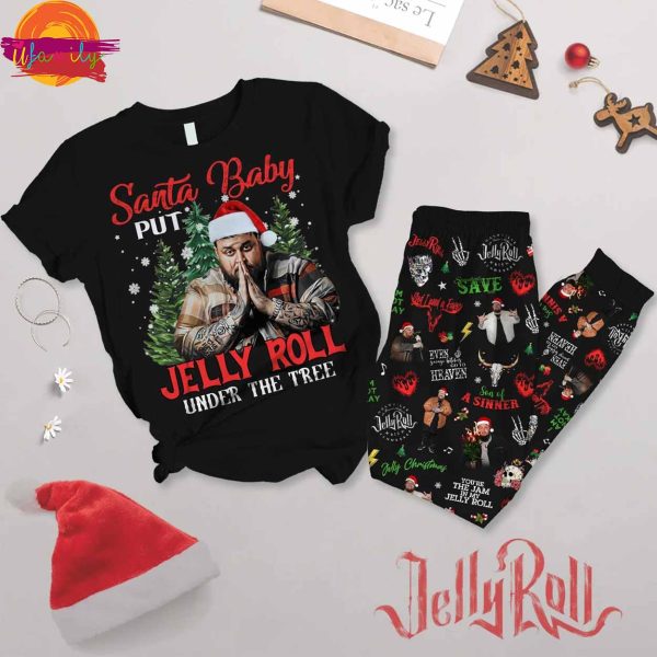 Santa Baby Put Jelly Roll Under The Tree Pajama Set