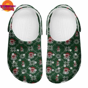 Santa Claus And Snowflower Christmas Crocs Style 2