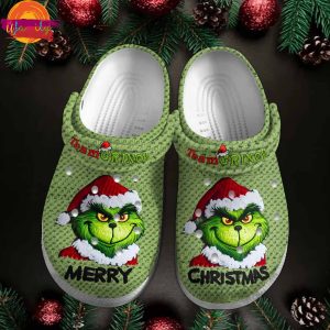 Santa Grinch Merry Christmas Crocs Style