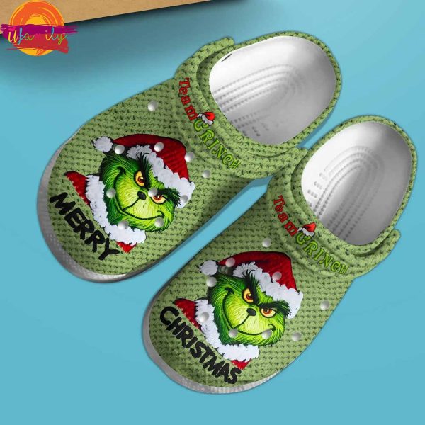 Santa Grinch Merry Christmas Crocs Style