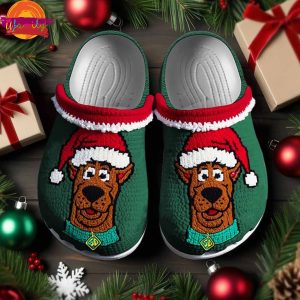 Santa Scooby-Doo Knit Effect Christmas Crocs Footwear