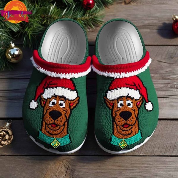 Santa Scooby-Doo Knit Effect Christmas Crocs Footwear