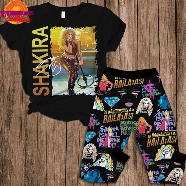 Shakira T Shirt Pajama Set