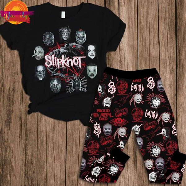 Slipknot Music T Shirt Pajama Set