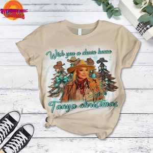 Tanya Tucker Wish You A Down Home Christmas T Shirt Pajama 2 1