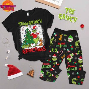 Team Grinch Merry GrinchMas Christmas T Shirt Pajama Set