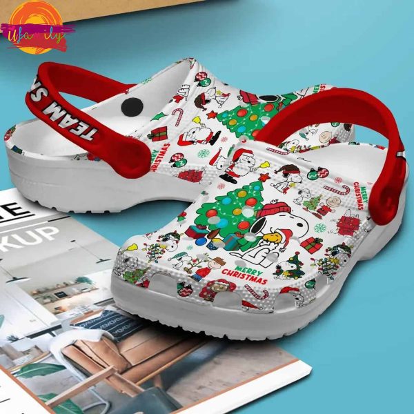 Team Snoopy Merry Christmas Crocs For Sale