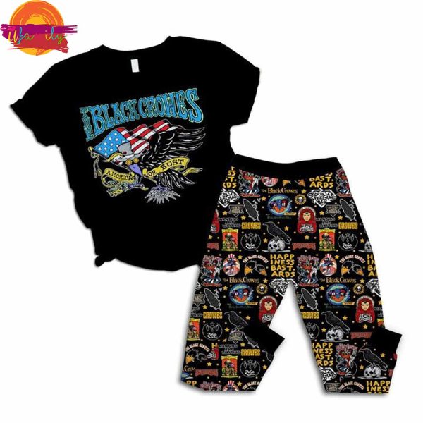 The Black Crowes T Shirt Pajama Set