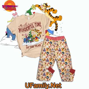 The Most Wonderful Time Of The Year Winnie The Pooh Pajama Christmas