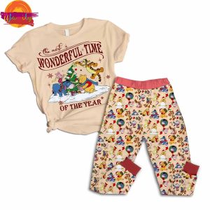 The Most Wonderful Time Of The Year Winnie The Pooh Pajama Christmas