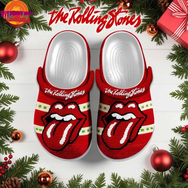 The Rolling Stones Christmas Crocs For Sale