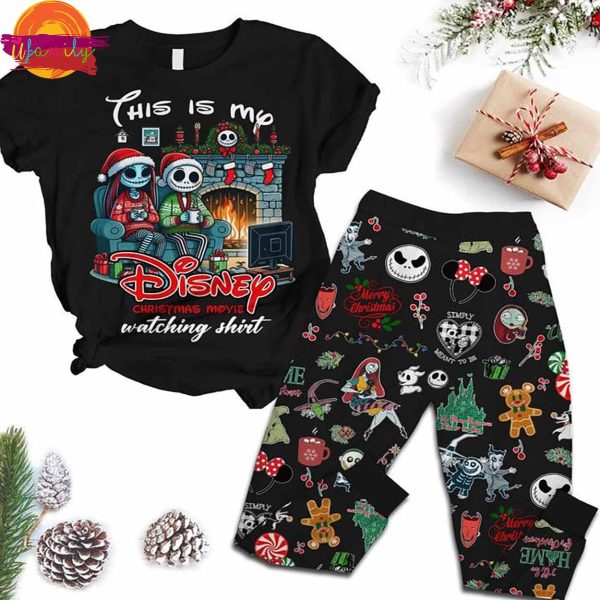 This Is My Disney Christmas Movie Watching Shirt Pajama Set