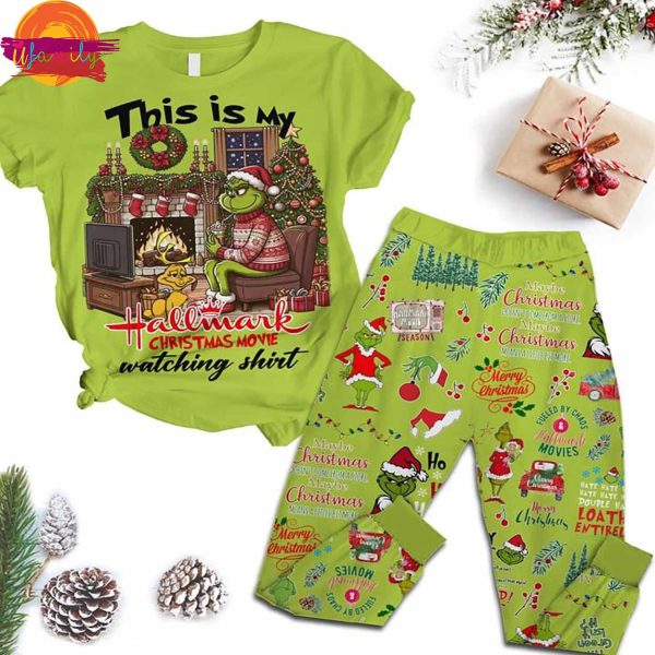 This Is My Hallmark Christmas Movie Watching Shirt -Pajama T Shirt