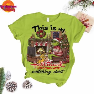 This Is My Hallmark Christmas Movie Watching Shirt Pajama T Shirt 2