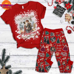 This Is My Outlander Christmas T Shirt Pajama Set 5