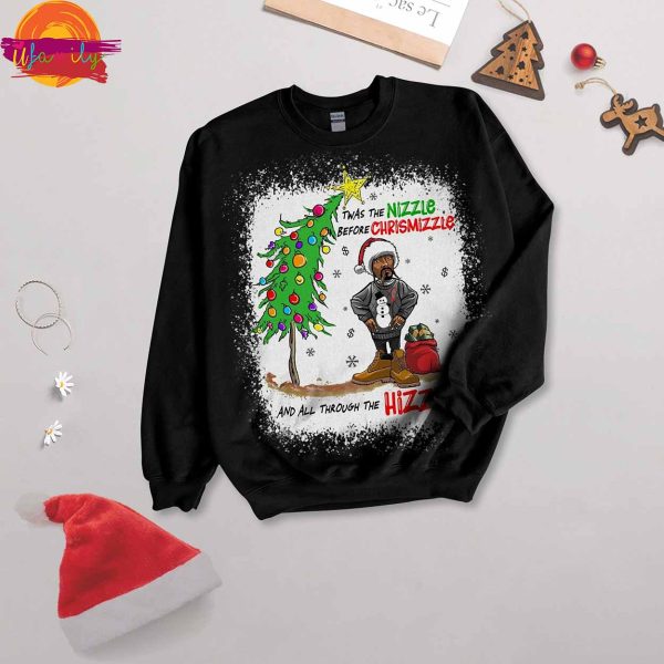 Twas The Nizzle Before Christmizzle Snoop Dogg Long Sleeve Pajama