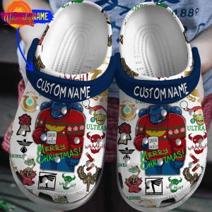 Ultran Merry Christmas Waaagh Custom Crocs Shoes 1