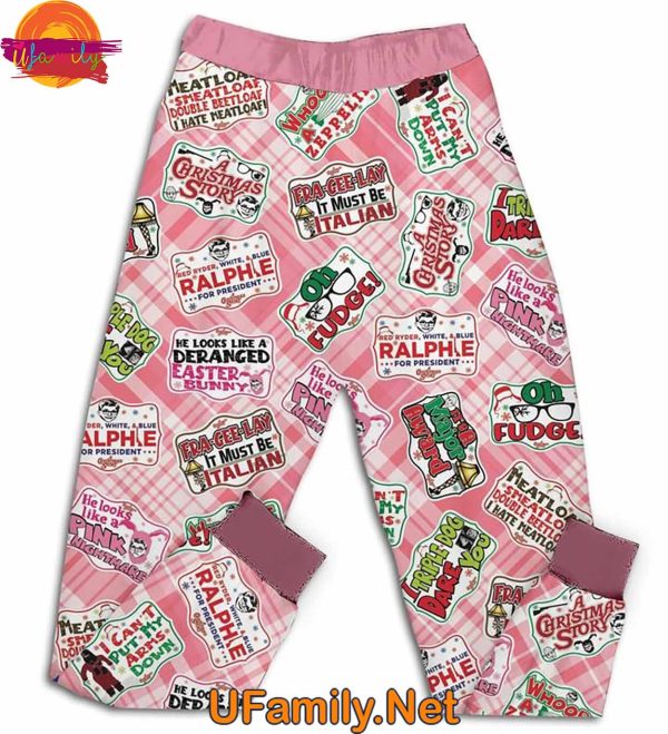 A Christmas Story T Shirt Pajama Set