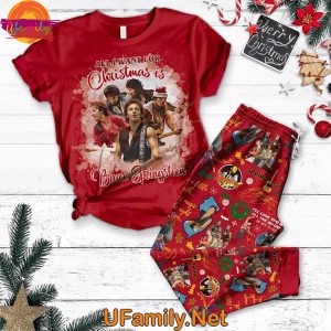 All I Want For Christmas Bruce Springsteen T Shirt Pajama Set